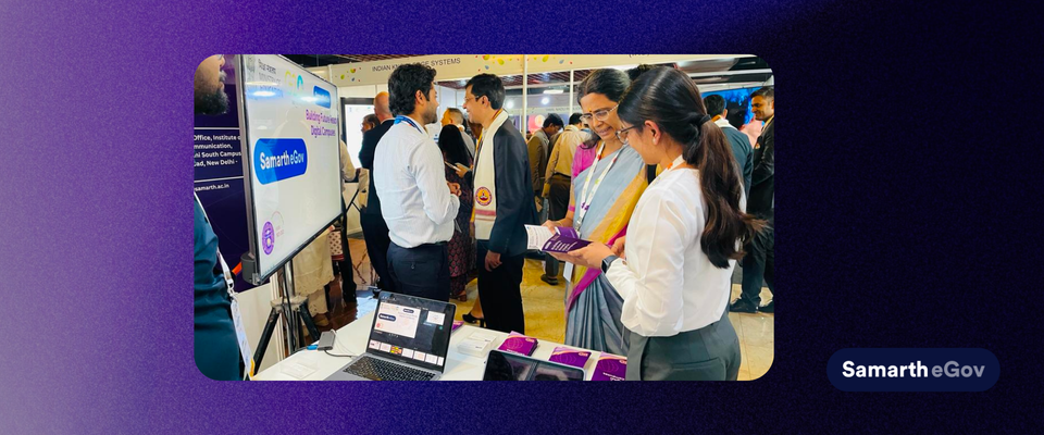 Samarth at the G20 Education Working Group Exhibition, Chennai